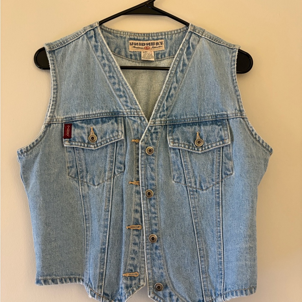 Light Blue Denim Vest